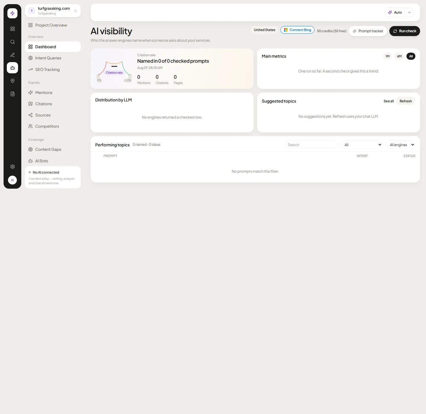 AI Visibility: which answer engines name the business